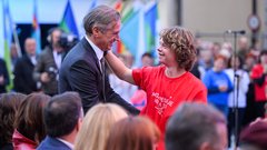 Robert Golob sin Markus slovesnost