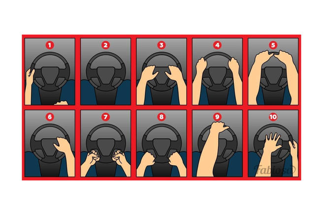 volan, drža, vožnja