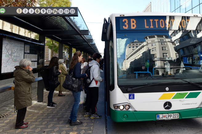 LPP Avtobus Ljubljana sajenje zelenje