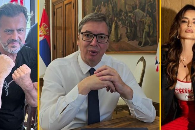 Sergej Trifunović Aleksandar Vučić Severina