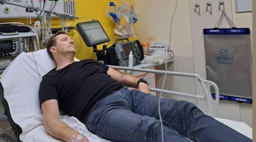 Nekdanji župan Prebilič povzročil preplah z objavo, pristal je v bolnišnici (foto: Facebook/Vladimir Prebilič/posnetek zaslona)
