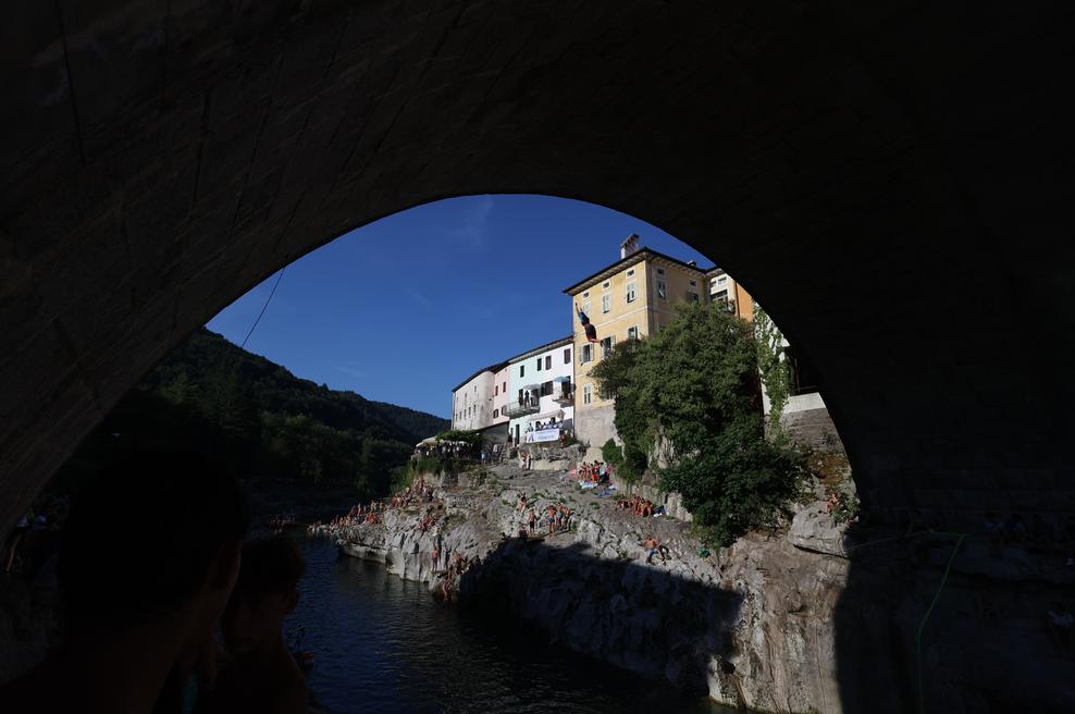 Most na Soči (foto: BOBO/BORUT ŽIVULOVIČ)