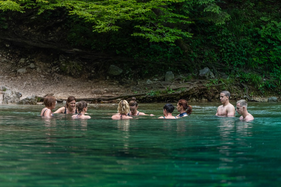 Ledena kopel je način povezovanja z naravo in s samim seboj (foto: promocijska fotografija)