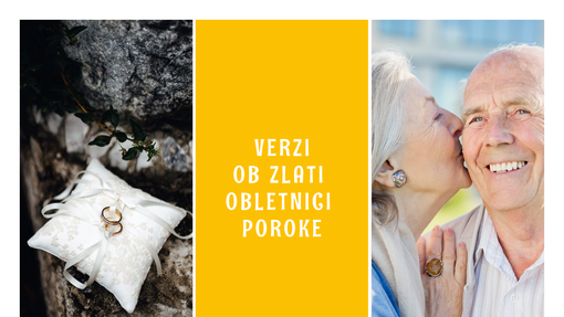 Kratki verzi za zlato poroko