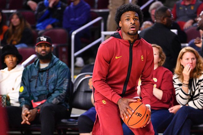 Bronny James , basketball