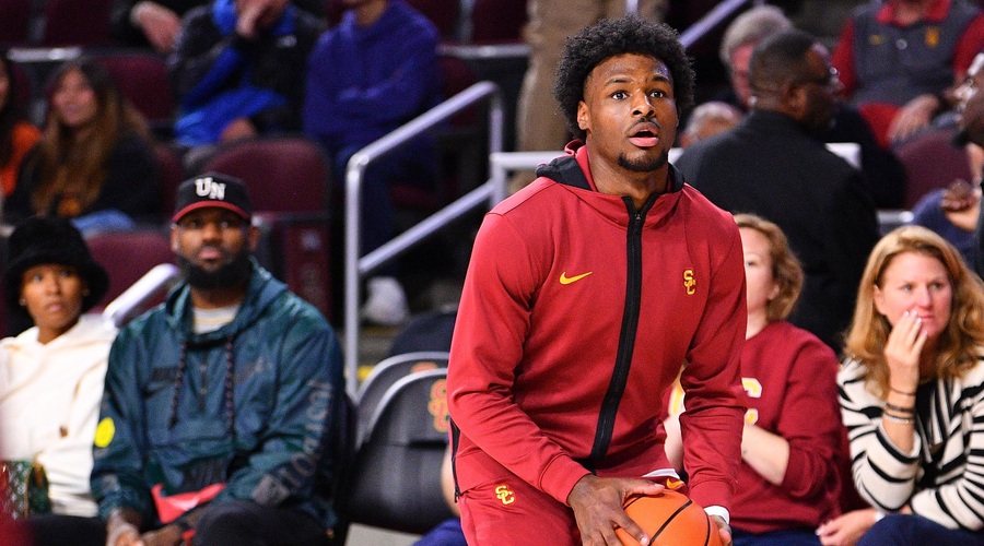 Sin Lebrona Bronny James (foto: Profimedia)