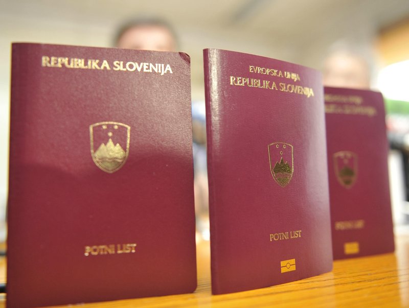potni list, slovenija