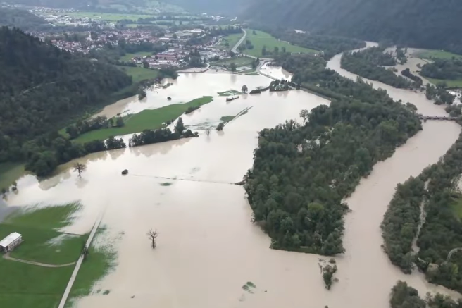 Soča poplave