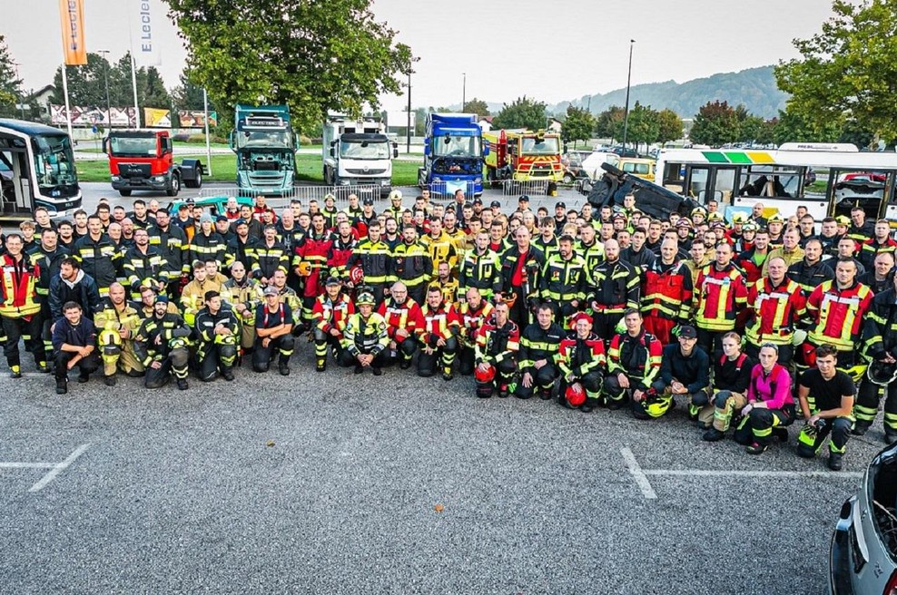 V Ljubljani akcija več kot 700 gasilcev (foto: promocijska fotografija)