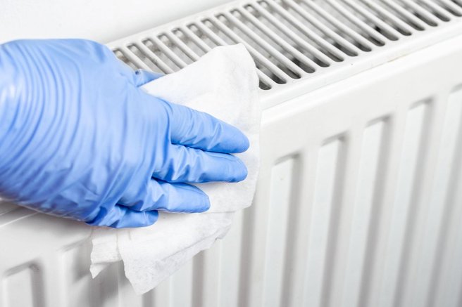 radiator čiščenje umivanje dom