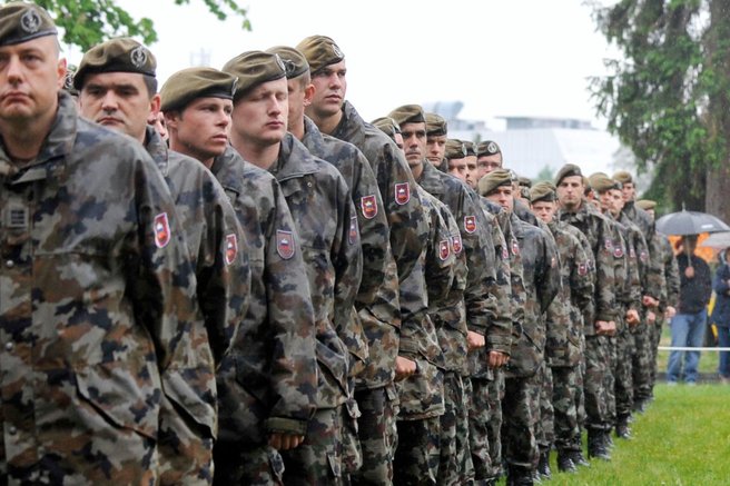Slovenska vojska vojaki