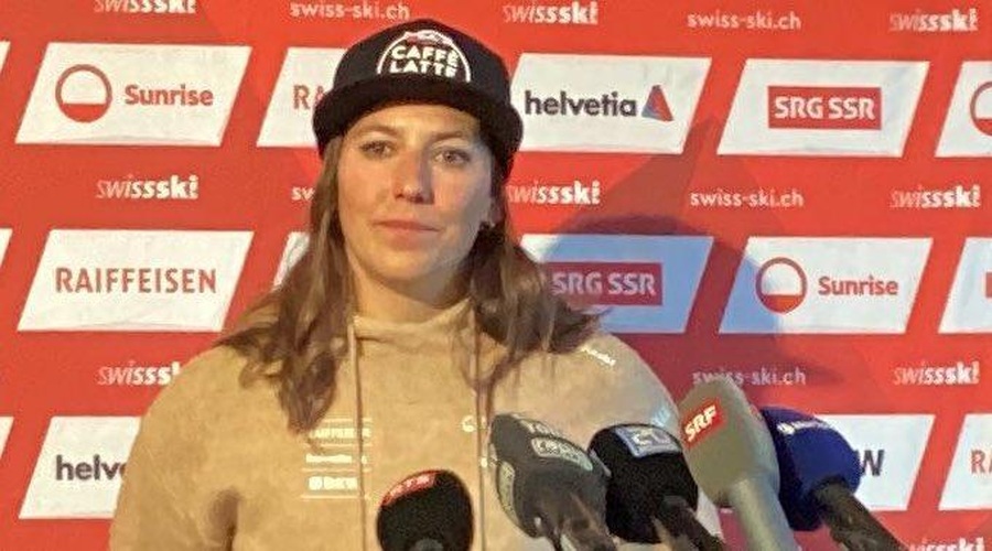 Smučarsko zvezdnico po družinski tragediji premagala čustva, ni mogla zadržati solz (foto: Twitter/Top_Ski_News)