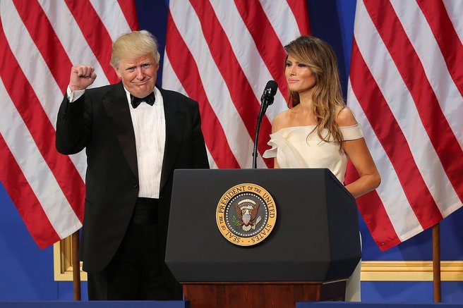 Donald trump, melania trump