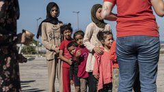 Libanon vojna humanitarnost hrana otroci