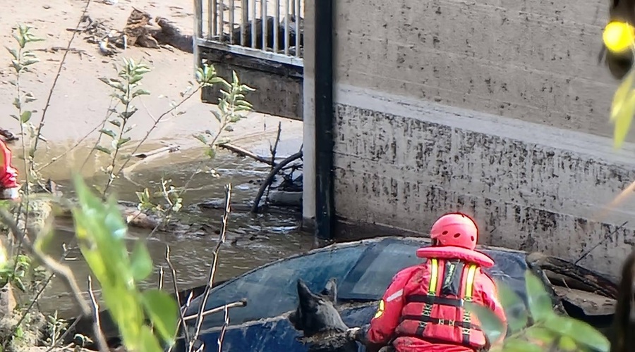 Pasja junakinja, psička Zara, priskočila na pomoč po poplavah v Jablanici (foto: HGSS - Hrvatska gorska služba spašavanja/Facebook)