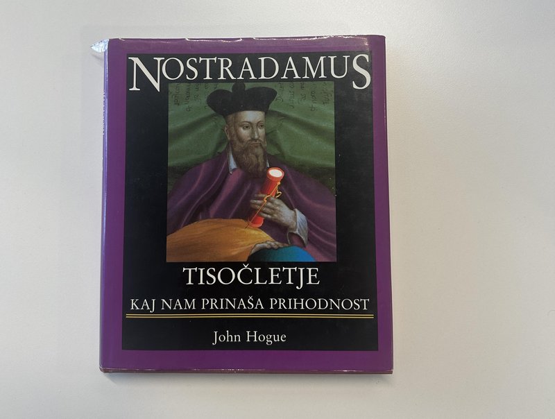 Knjiga o Nostradamusovih prerokbah je pri založbi Borec izšla leta 1990.