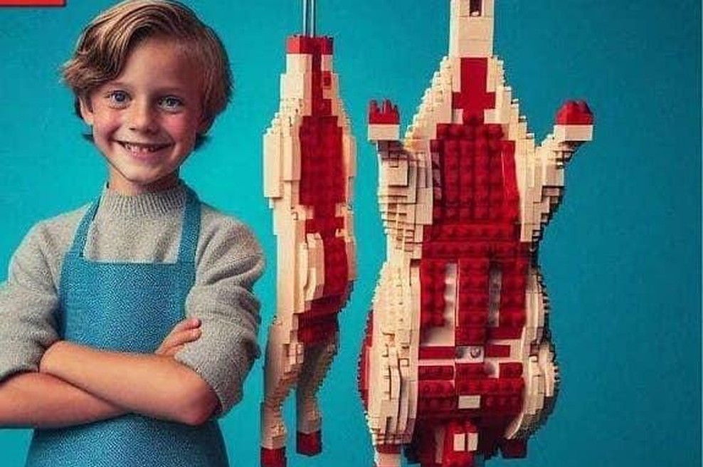 Vegetarijanci na nogah: na prodajnih policah lego kocke v podobi zaklanih živali?! (foto: Instagram/the.forbidden.toys)