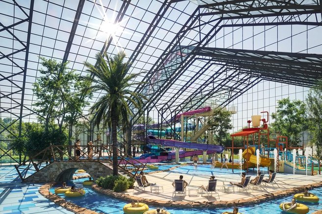 V vodnem parku Aquapark Dalmatia bodo kmalu odprli zaprt ogrevan del  z razkošnim wellness centrom, ki bo odprt celo leto