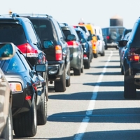 kolona zastoj promet avtomobili