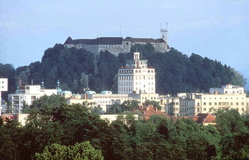 Ljubljana Ljubljanski grad Neboticnik