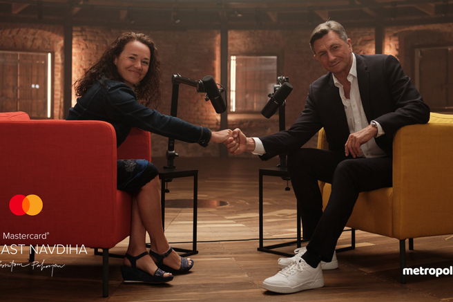 Jasna Tuta Borut Pahor podkast Mastercard navdiha