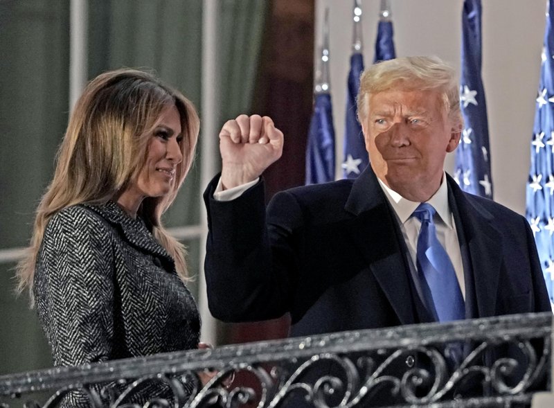 Melania in Donald Trump