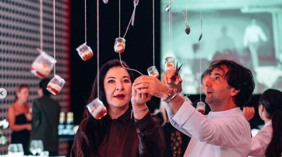 Tomaž Kavčič kuhal za Marino Abramović: "To je moja najboljša večerja!" (foto: Instagram/Tomaž Kavčič)