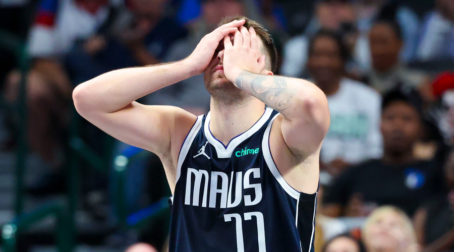 Kljub trudu Luke Dončića se tokrat košarkarjem Dallasa ni izšlo po načrtih (foto: Profimedia)