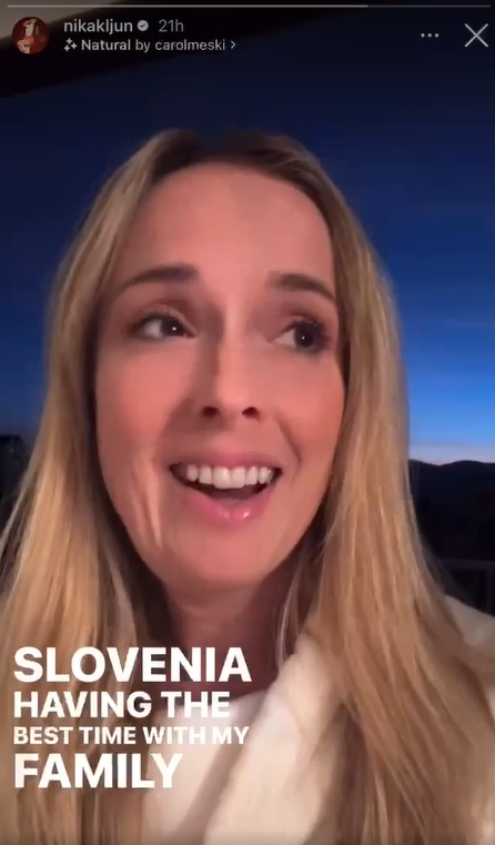 Trenutno je Nika Kljun v Sloveniji, saj se v Združene države Amerike, kjer živi in dela že vrsto let, ne more vrniti.