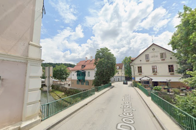Most čez Sušico Dolenjske Toplice