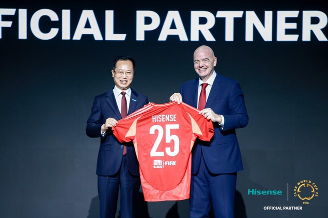 Hisense imenovan za prvega uradnega partnerja FIFA klubskega svetovnega prvenstva 2025