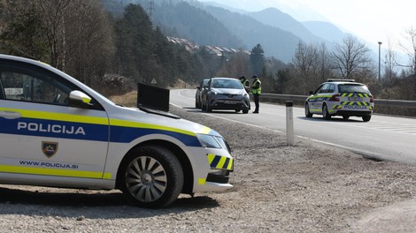policija kontrola akcija Slovenija