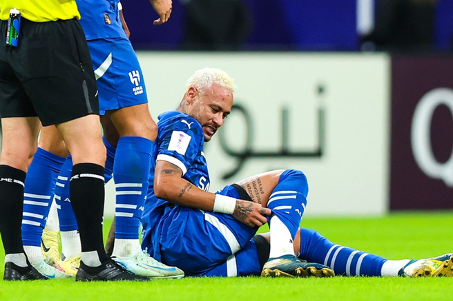 neymar, poskodba
