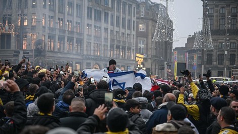 izrael, navijači, amsterdam