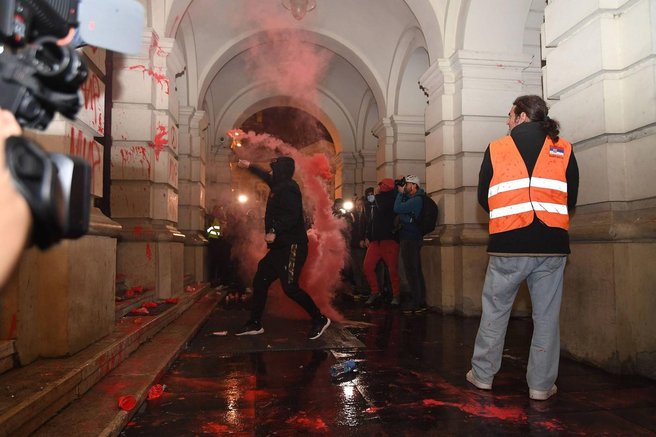 srbija, protest, novi sad