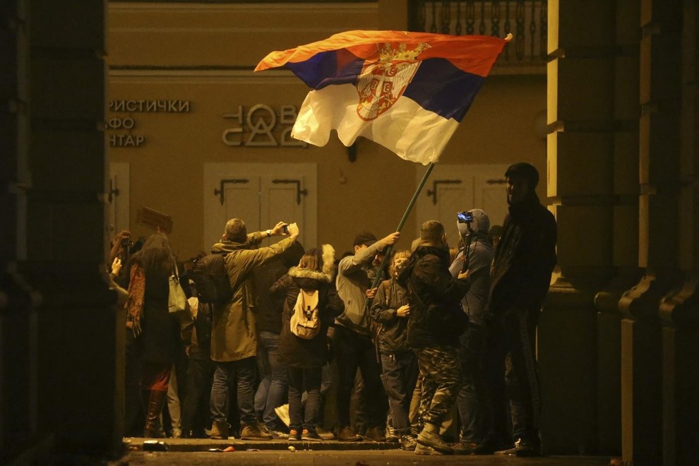 srbija, protest, novi sad
