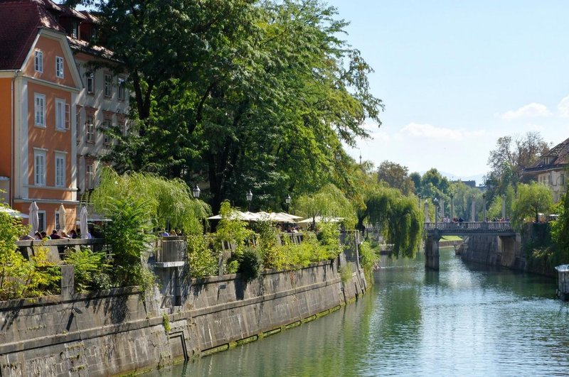 Ljubljana jih je prijetno presenetila s svojimi zelenimi površinami.