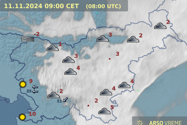vreme, oblacno, dez, minus
