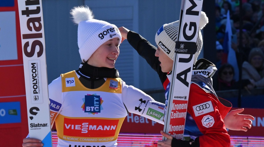 Slovenske skakalke odhajajo v Lillehammer: glavni trener določil branilke (foto: BOBO/Žiga Živulović jr.)