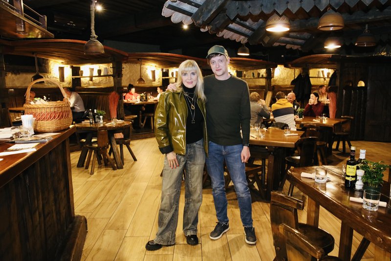 Dada Jerovšek in Žiga Čebašek.