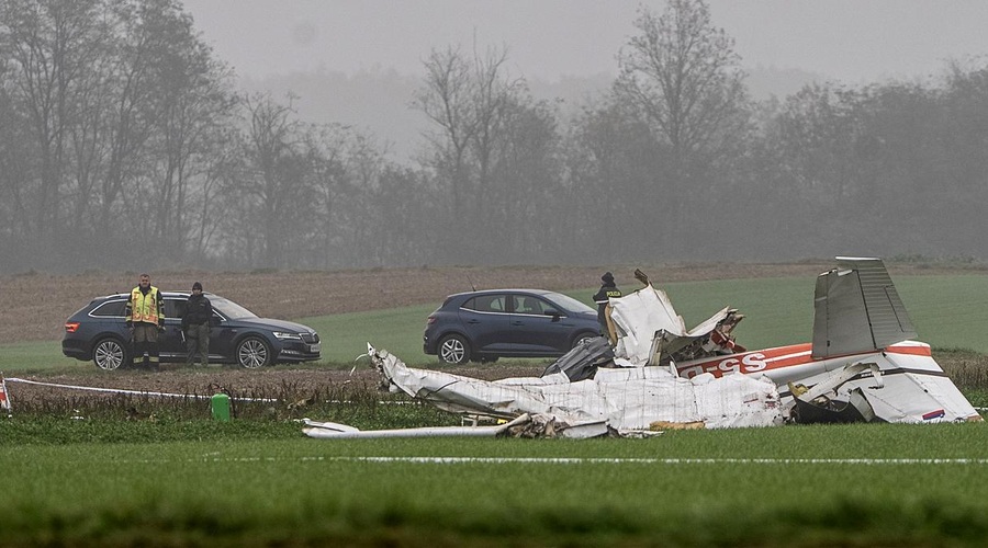 Tragedija v Prekmurju: letalo ni imelo črne skrinjice, vzrok nesreče še ni znan (foto: Sobotainfo/F.A./Bobo)