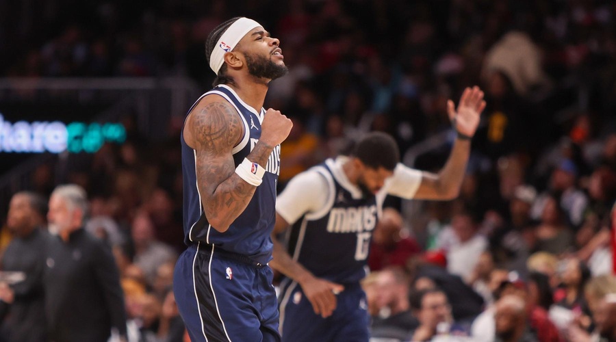 Kyrie Irving zablestel ob zmagi Dallasa nad Atlanto, Dončić še vedno odsoten (foto: Profimedia)