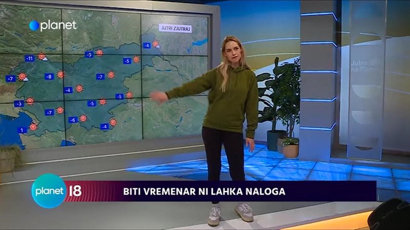 Lara Medved med vajo.