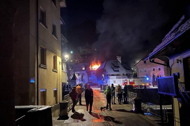 požar, tržič