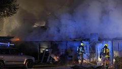 požar Slovenija Ljubljana gasilec gasilci Celovška cesta Vižmarje