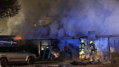 požar Slovenija Ljubljana gasilec gasilci Celovška cesta Vižmarje