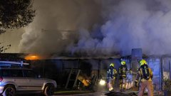 požar Slovenija Ljubljana gasilec gasilci Celovška cesta Vižmarje