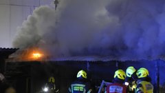 požar Slovenija Ljubljana gasilec gasilci Celovška cesta Vižmarje