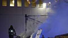 požar Slovenija Ljubljana gasilec gasilci Celovška cesta Vižmarje