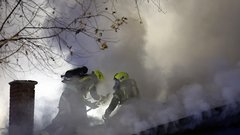 požar Slovenija Ljubljana gasilec gasilci Celovška cesta Vižmarje